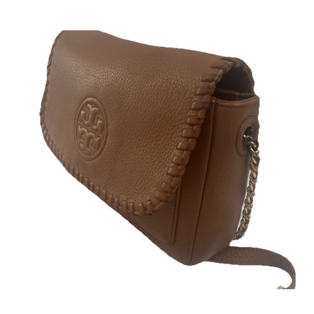 Tory Burch Crossbody handbag Camel Leather Shoulderbag tote - Picture 12 of 15